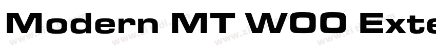 Modern MT W00 Extend字体转换